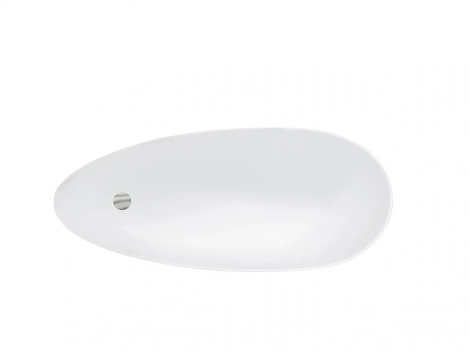 Azura Home Design Baignoire îlot KEYA GLAM SILVER 165 x 70 cm* Baignoire Îlot