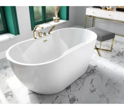 Azura Home Design Baignoire îlot NAVIA - 150 x 80 cm* Baignoire Îlot