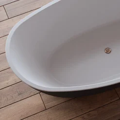Spalina Baignoire îlot ovale NEROON 2.0 Noire L. 170 x l. 80 cm, by