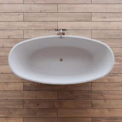 Spalina Baignoire îlot ovale NEROON 2.0 L. 170 x l. 80 cm, by