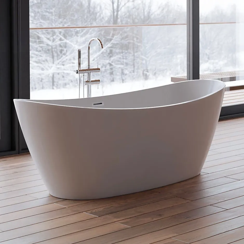 Spalina Baignoire îlot ovale NEROON 2.0 L. 170 x l. 80 cm, by