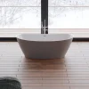 Spalina Baignoire îlot ovale Venecia, gris mat, 170x80 cm, by