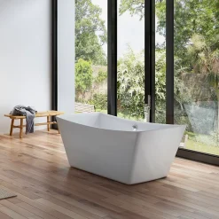 Spalina Baignoire îlot rectangulaire Kira 170x63 cm, blanc, by