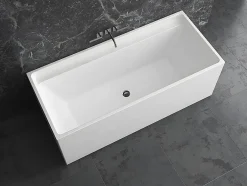 Vente-unique Baignoire îlot rectangulaire - 232 L - 150 x 75 x 60 cm - Blanche - Acrylique - ASPIUS* Baignoire Îlot