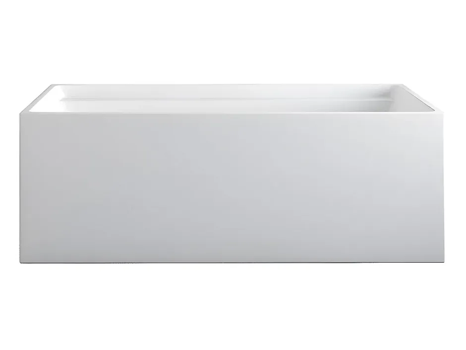 Vente-unique Baignoire îlot rectangulaire - 232 L - 150 x 75 x 60 cm - Blanche - Acrylique - ASPIUS* Baignoire Îlot