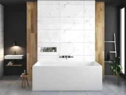 Vente-unique Baignoire îlot rectangulaire - 232 L - 150 x 75 x 60 cm - Blanche - Acrylique - ASPIUS* Baignoire Îlot