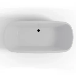 Spalina Baignoire îlot rectangulaire Dune 170x80 cm, blanc, by* Baignoire Îlot