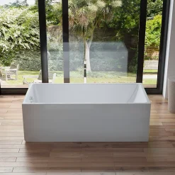 Spalina Baignoire îlot rectangulaire Arko 170x75 cm, blanc, By