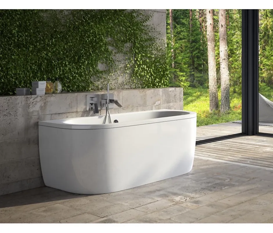 Azura Home Design Baignoire îlot VISTA 140/- 140 x 75 cm