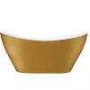 Azura Home Design Baignoire îlot VIYA GLAM GOLDEN 160 x 70 cm