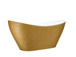 Azura Home Design Baignoire îlot VIYA GLAM GOLDEN 160 x 70 cm