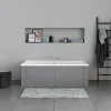 Duravit Baignoire murale acrylique rectangulaire à encastrer, 1 dossier à gauche, 160x70x49,5cm, Sans pieds, Blanc brillant, P3* Baignoire Droite