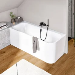 Villeroy & Boch Baignoire murale Architectura pour installation en angle à droite, 1700 x 750 mm, Blanc* Baignoire Îlot