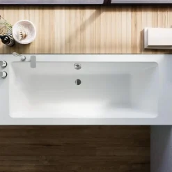 Sanitaire Baignoire nue rectangulaire NUBEA 190x90cm* Baignoire Droite