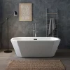 Kiamami Valentina Baignoire Octogonale En Acrylique Blanc Betty* Baignoire Îlot