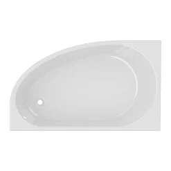 Baignoire pour angle gauche Horyn L. 150 cm x l. 90 cm blanc* Baignoire Asymétrique