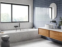 Besco Baignoire rectangulaire blanche à encastrer + repose tête - MODERN SLIM - 160 x 70 cm* Baignoire Droite