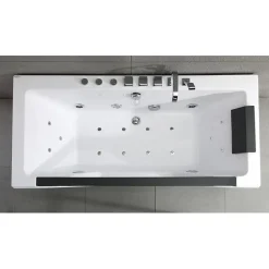 Sanitaire Baignoire rectangulaire balnéo 170x80 FIDJI* Baignoire Balnéo