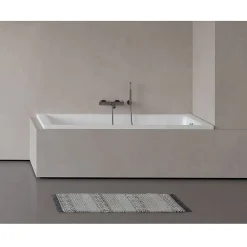 Sanycces Baignoire rectangulaire encastrable BALI blanc brillant 170x75