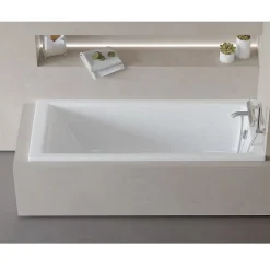Sanycces Baignoire rectangulaire encastrable BALI blanc brillant 170x70