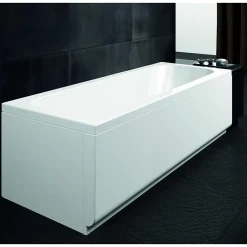 Sanitaire Baignoire rectangulaire POP 180x80cm - Sans tablier* Baignoire Droite