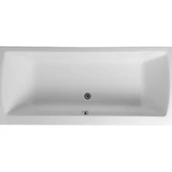 Vitra Baignoire rectangulaire Neon avec pied 180x80cm Blanc* Baignoire Droite