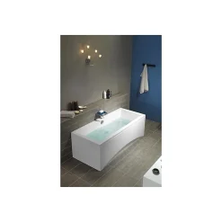 Planète Bain Baignoire rectangulaire 150x75 cm INTRO à encastrer en acrylique + tablier central