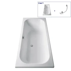 Valentin Baignoire Ryad 170 x 75 cm sans tablier* Baignoire Droite