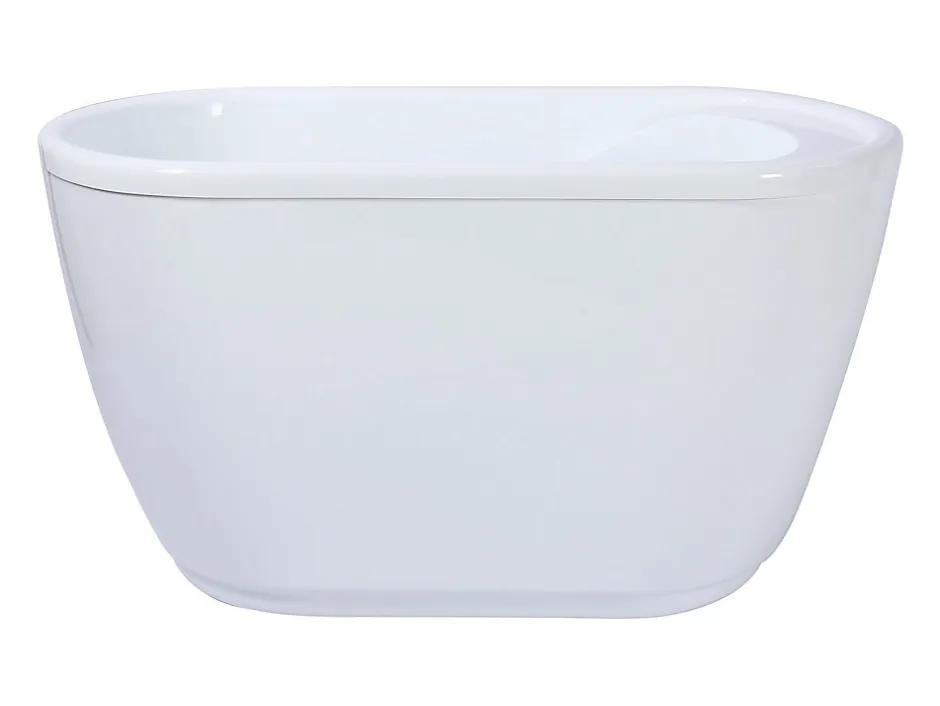 Vente-unique Baignoire sabot - 165 L - 120 x 75 x 65 cm - Blanche - PICCOLA* Baignoire Droite