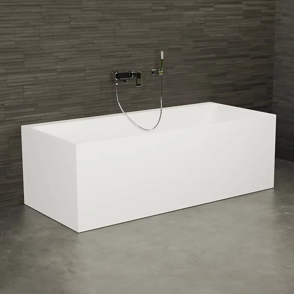 Spalina Baignoire semi-îlot murale COBALT L.170 x l.75 cm, by