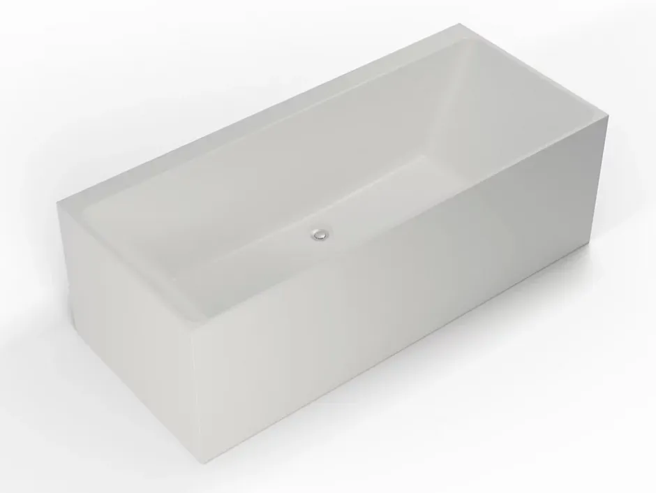 Spalina Baignoire semi-îlot murale COBALT L.170 x l.75 cm, by