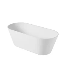 Mob-In Baignoire SERENA îlot en acrylique Lucite blanche 170cm* Baignoire Îlot