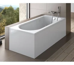 Azura Home Design Baignoire TRINITA avec tablier 75 - 150cm