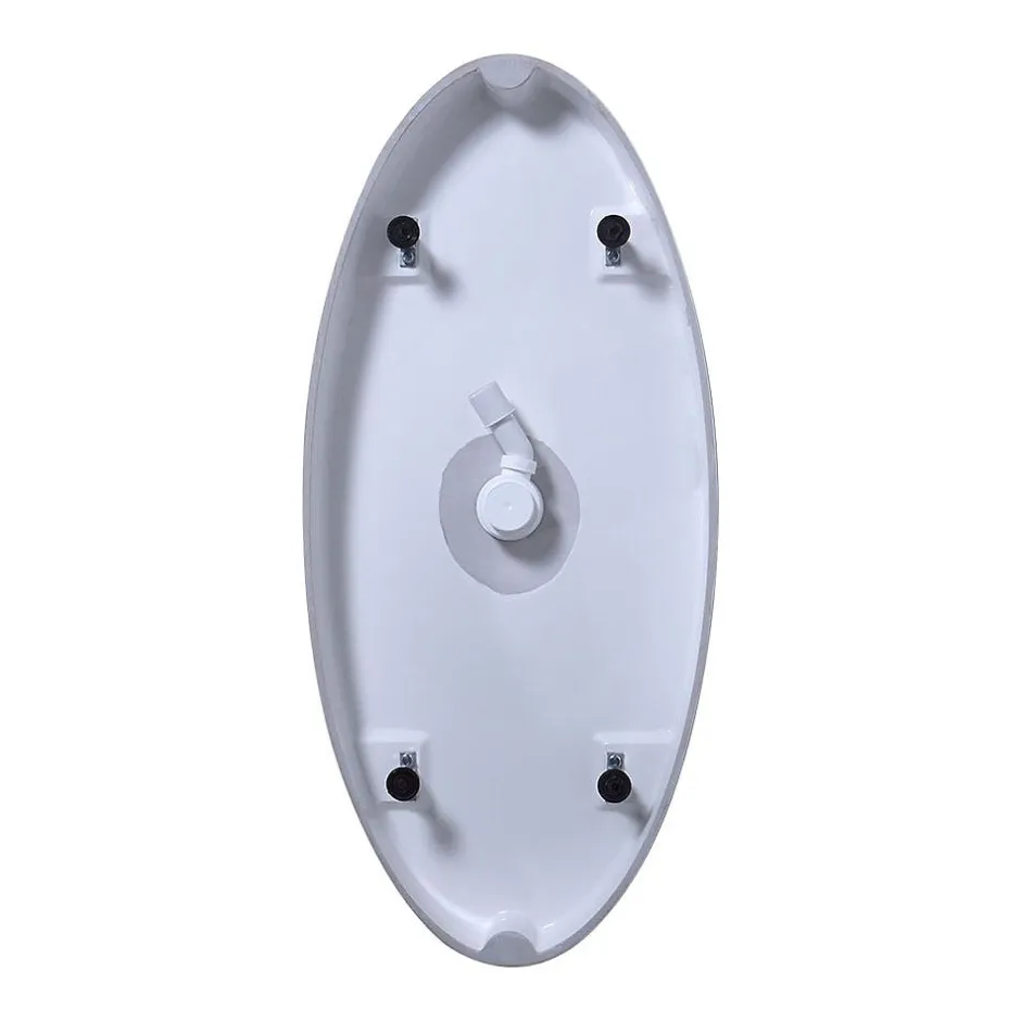 Kiamami Valentina Baignoire Veronica Ovale Centre Blanc* Baignoire Îlot