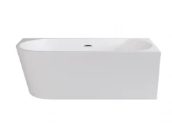 Azura Home Design Baignoire ZOYA angle droit - 170 x 80 cm* Baignoire Îlot