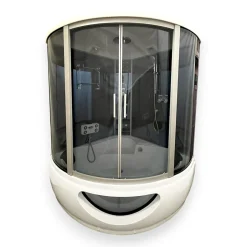 Eliteshopping Baignoire-Douche hydromassage angle 150 x 150 cm Aphrodite* Baignoire Douche