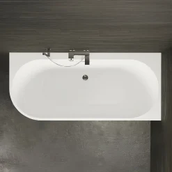 Spalina Baignoires Ilot Capri 170 droite blanche 170 x76 x58 cm, by