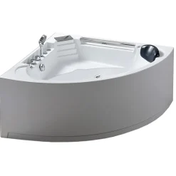 Eliteshopping Bain à remous blanc pour 1 personne 135 X 135 cm 6 jets Sage