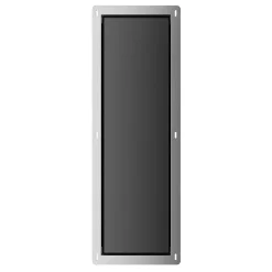 Balneo Armoire encastrée pour brosse WC gauche verre noir 68,2 cm* Etagère Salle De Bains