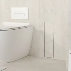 Balneo Armoire encastrée sous carrelage pour brosse WC gauche 68,2cm* Etagère Salle De Bains