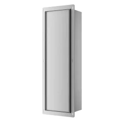Balneo Armoire encastrée sous carrelage pour brosse WC gauche 68,2cm* Etagère Salle De Bains