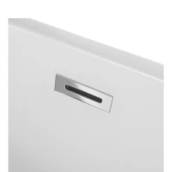 Balneo Baignoire îlot d'angle gauche AVOLA blanche acrylique 150x75cm Baignoire de salle de bain* Baignoire Asymétrique