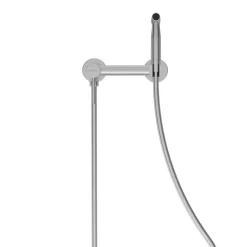 Balneo Robinet de bidet argent brossé Acier inoxydable - Mitigeur de bidet CASCADE