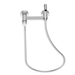 Balneo Robinet de bidet argent brossé Acier inoxydable - Mitigeur de bidet CASCADE