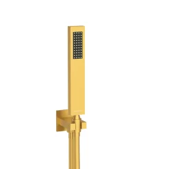 Balneo Système de douche avec pommeau de pluie or Acier inoxydable - Mitigeur de douche avec douchette CASCADE* Colonne De Douche Mécanique