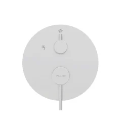 Balneo Système de douche avec pommeau de pluie argent brossé Acier inoxydable - Mitigeur de douche avec douchette CASCADE INOX