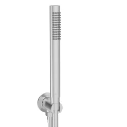 Balneo Système de douche avec pommeau de pluie argent brossé Acier inoxydable - Mitigeur de douche avec douchette CASCADE INOX
