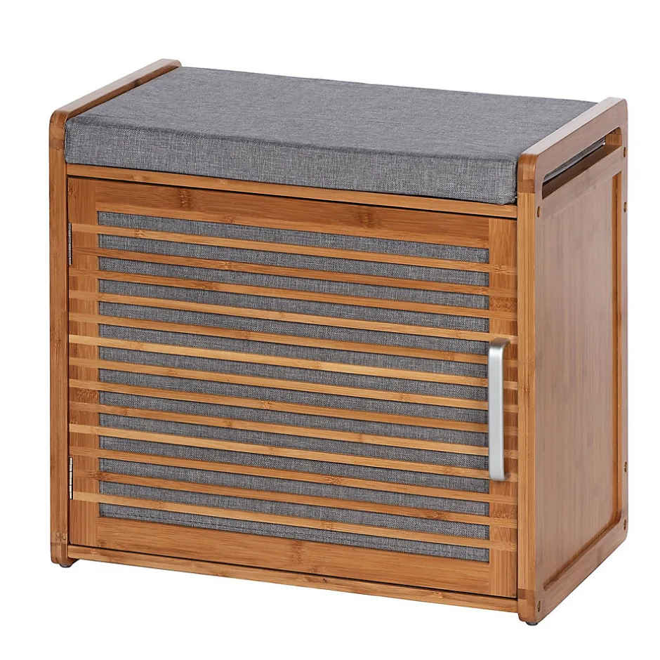 Wenko Banc armoire de salle de bain en bambou Bahari