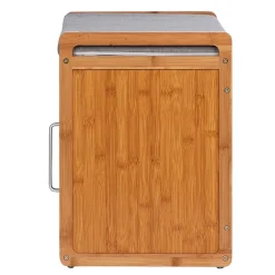 Wenko Banc armoire de salle de bain en bambou Bahari