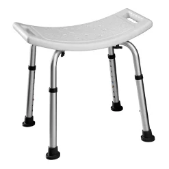 Kibath Banquette carrée avec finition BLANC mat en ABS* Siège De Douche